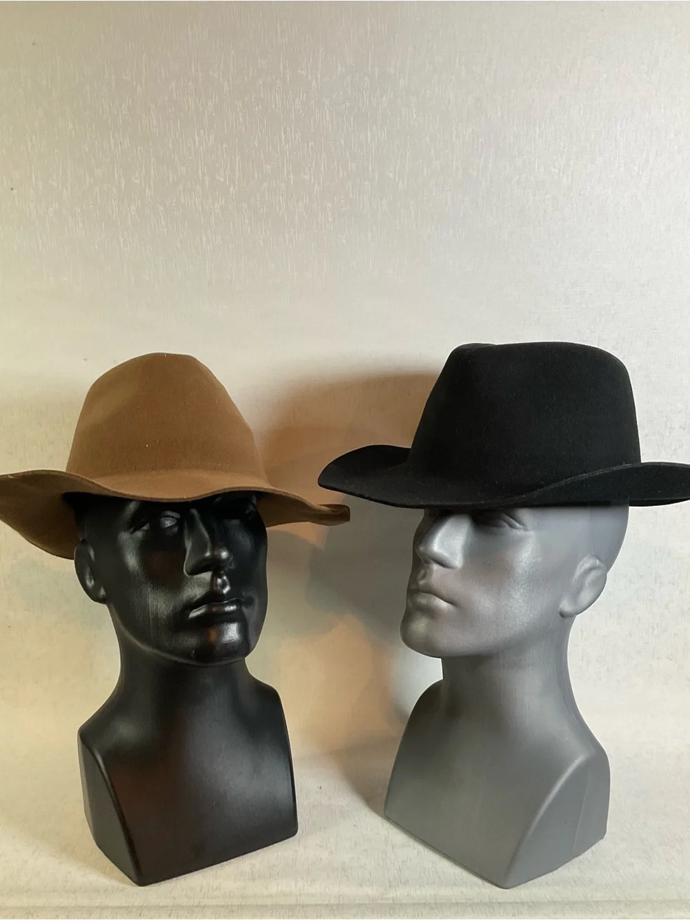 Australian Wool Brown Felt Wide-Brim Cowboy Hat